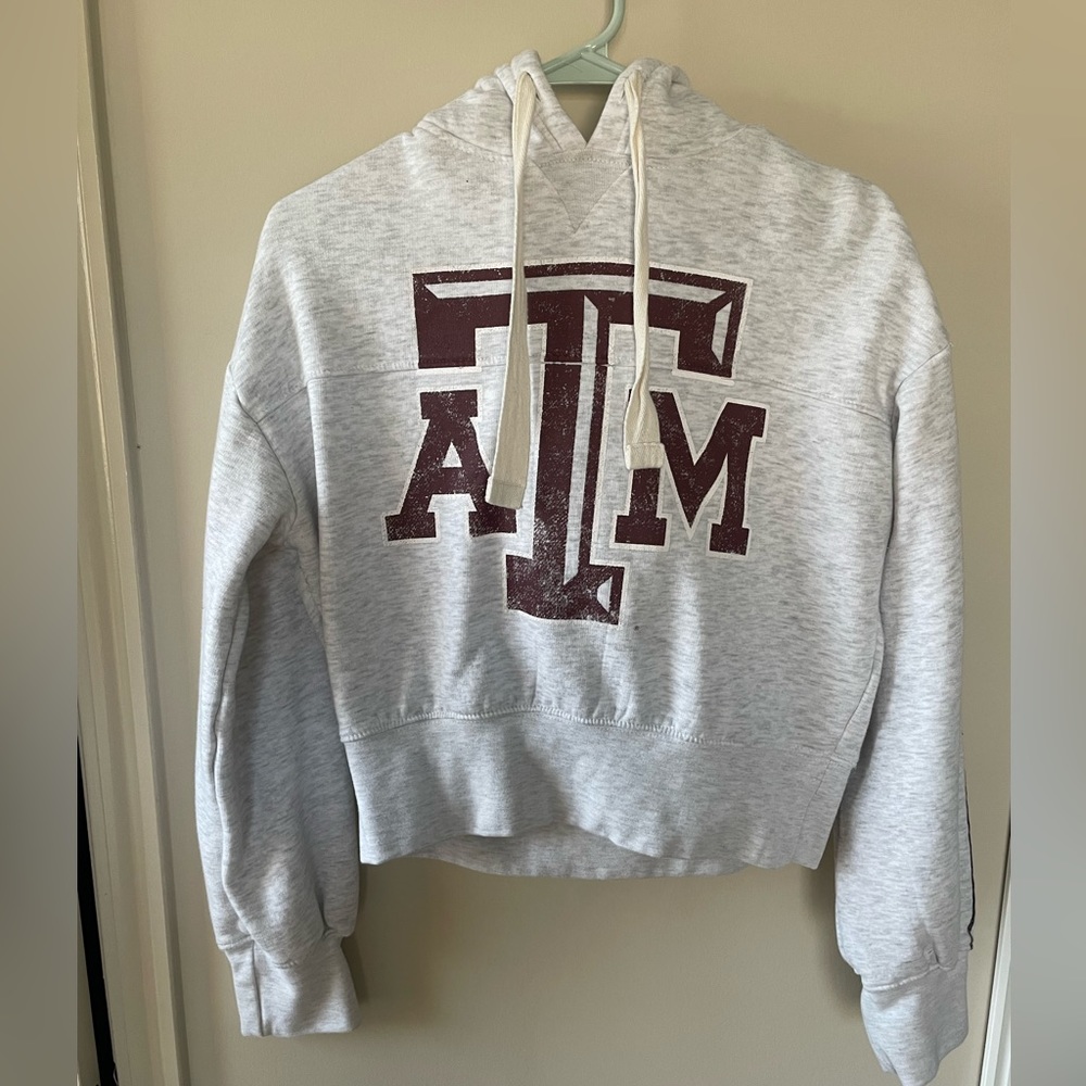 Texas A&M Cropped Hoodie